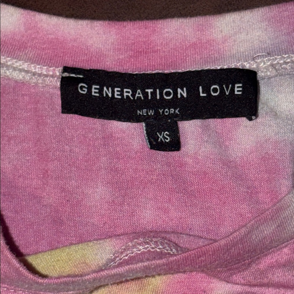 Generation Love the die knot crop top - Picture 2 of 5